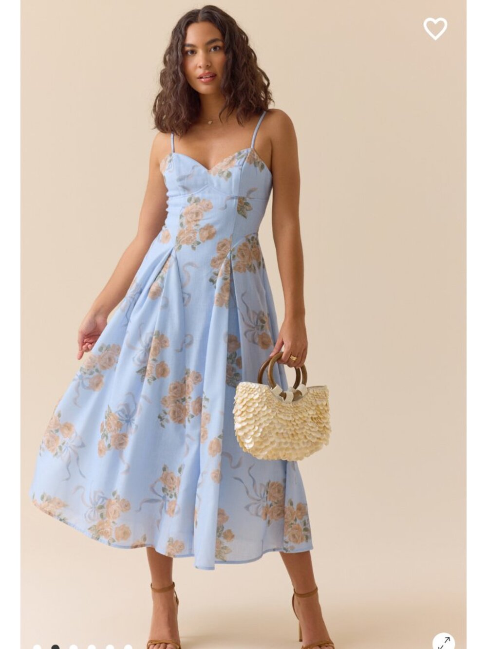 Altar'd State Keetani Maxi Dress NWT Blue Floral Summer Dress
